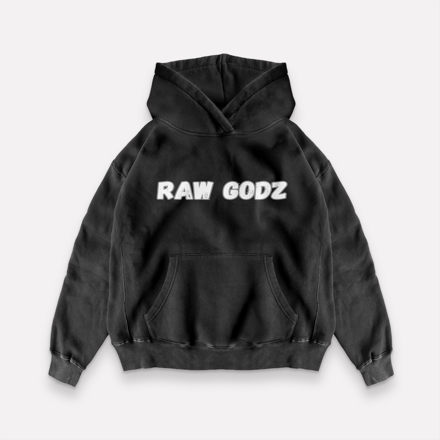 Oversized Heart Flamed Hoodie