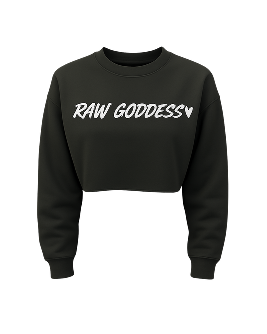Raw Goddess Crop Sweater